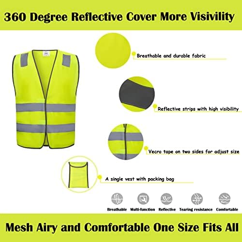 Safety Vests 20 Pack Bulk - Image 5