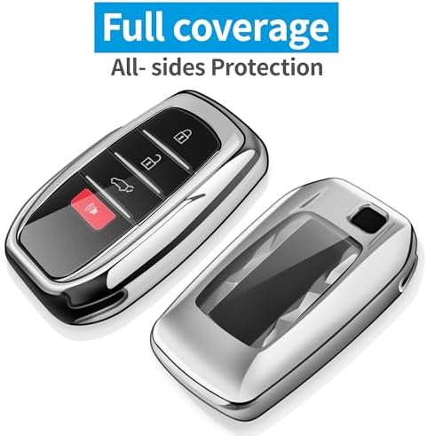 Key Fob Cover with keychain Compatible with Toyota 2025-2026 Camry 4Runner - Image 3