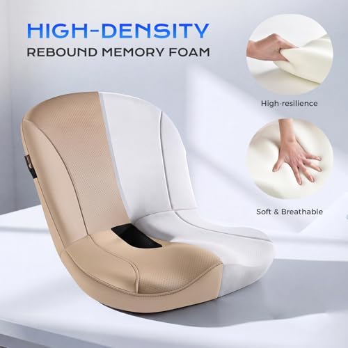 Coverado Car Seat Cushion and Lumbar Support Pillow One Piece, Napa Leather - Image 5