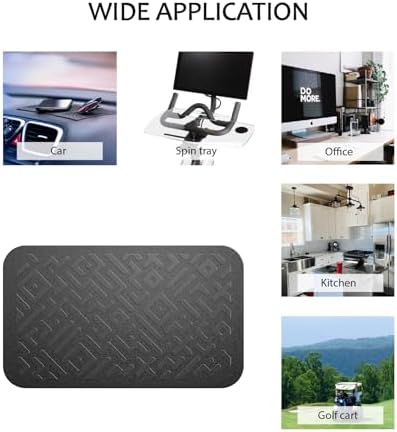 Car Dashboard Non Slip Mat, Brlvget Anti Slip Gel Pad, Cell Phone, Coins 5.3 x - Image 4