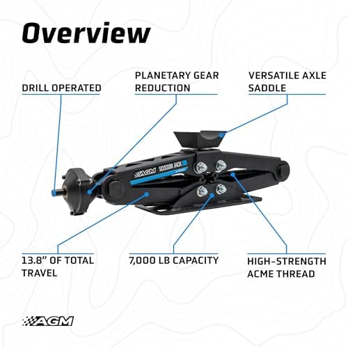 AGM Heavy Duty Scissor Jack HD, 000 lb - Image 3