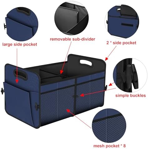 Femuar Car Trunk Organizer, Car Storage Organizer - Image 5