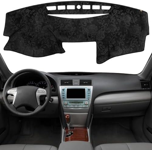 Dashboard Cover Dash Mat Fit for to-yota Camry 2011-2007, Car Dash Board Mat by KEYOOG