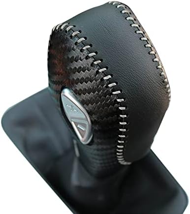 EATAKWARD PU Carbon Fiber Automobile Gear Shift Knob Cover Fit by EATAKWARD