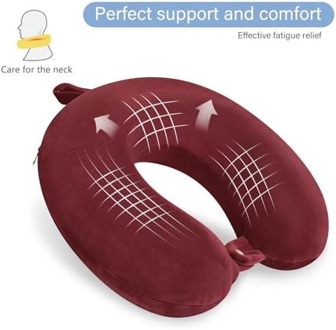 Travel Neck Pillow Memory Foam Neck Pillows - Image 4