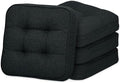 GOFORIT Chair Cushions Set of 4, Tufted Shredded Memory Foam Chair Pads by Unknown
