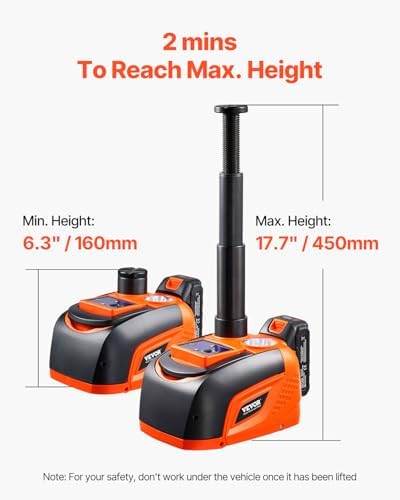 VEVOR Electric Car Jack Wireless 5 Tons, Cordless Remote Control Hydraulic - Image 3