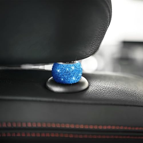 XINLIYA 4 Pack Car Headrest Collars, Bling Car Head Rest Collars Rings Decor - Image 3