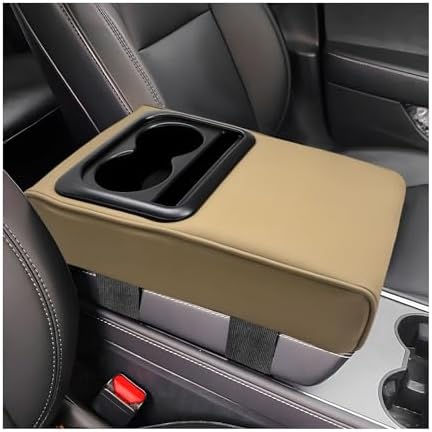 Car Center Console Armrest Pillow, Memory Foam Auto Armrest Box Cover by Unknown