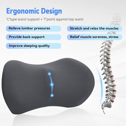 Lumbar Support Pillow for Office Chair and Car Seat, Lumbar Pillow - Image 4