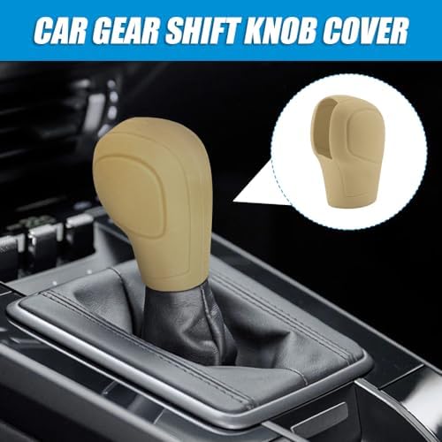 Car Gear Shift Knob Cover, Gear Shift Knob Cover Car Protect Accessories - Image 3