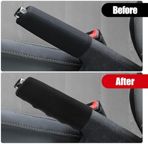 UGSHY Pack-1 Car Handbrake Cover, Wave Shaped Handbrake Protector, Silicone - Image 7