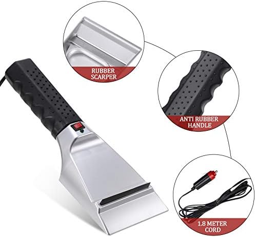 Frienda 1 Pcs 12V Heated Snow Ice Scraper Windshield - Image 4
