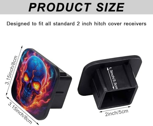 2" Trailer Hitch Cover Rubber Receiver Tube Cap Trailer Hitch Covers - Image 2