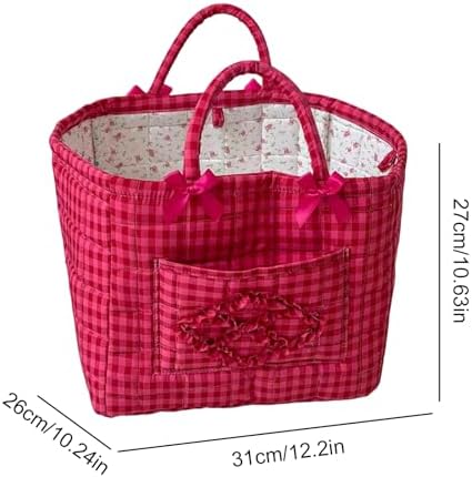 Storage Basket Boho Fabric Large Collapsible Floral Laundry Nursery Hamper - Image 6