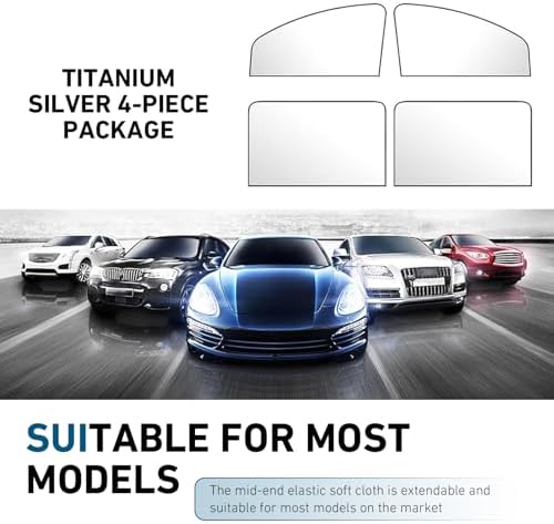 4 PCS Car Side Window Sun Shades, Sun Protection & Heat Blocking Shade - Image 7