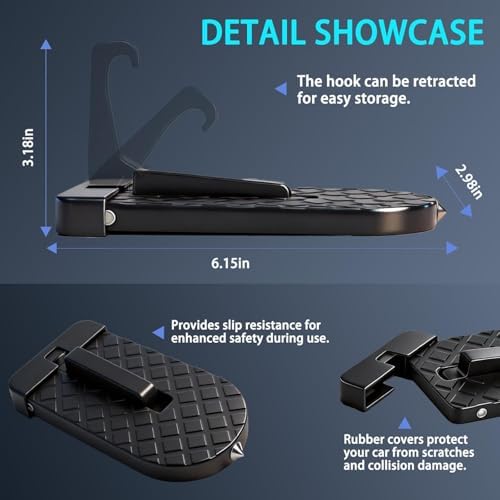 Universal Car Door Step for Roof Rack Access, 400 lb Load Capacity - Image 4