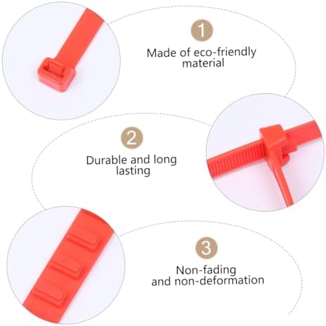 15pcs Orange Nylon Tire Anti-skid Chain - Image 3