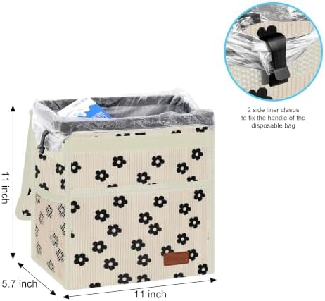 Femuar Leak Proof Car Trash Can - Image 2