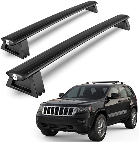 KUIPERAUTO 165lbs Aluminum Roof Rack Cross Bars Compatible by KUIPERAUTO
