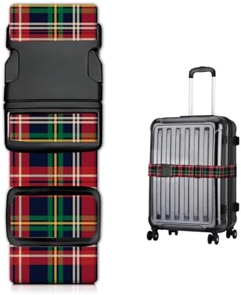 Luggage Straps for Suitcases, Heavy Duty Travel Belt by JYCardPKT