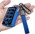 for Jeep Key Fob Cover with Keychain Soft Full Protection Key Shell Compatible by Sindeda
