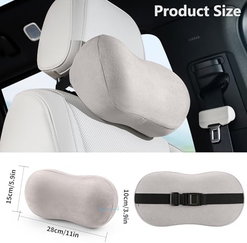 Car Neck Pillow Seat Ergonomic Design Memory Foam, 1 Pack - Image 4