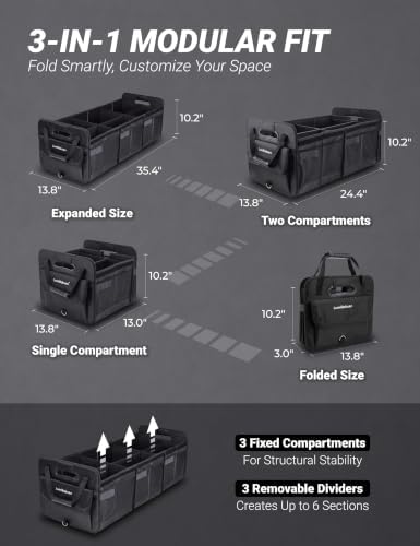 Heavy Duty Trunk Organizer - Image 3