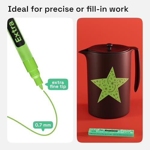 ARTISTRO Light Green Acrylic Paint Markers - Image 3