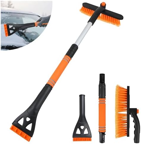 Snow Brush Ice Scrapers 30.7" for Car Windshield Detachable Snow Scrapers - Image 2