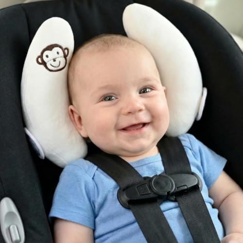 Adjustable Baby Head Support, U-Shaped Travel Pillow - Image 5