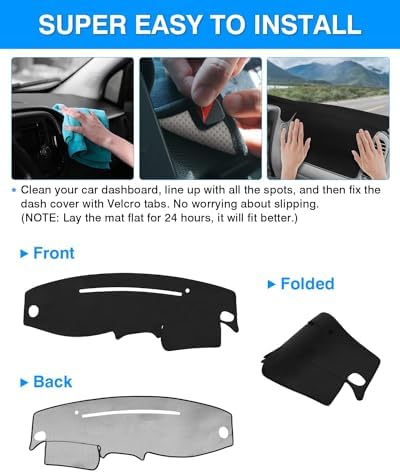 Autorder Dashboard Cover Mat for Ford Ranger 1995-2011/Ford Explorer - Image 5