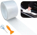 3D Carbon Fiber Clear Car Door Edge Protector, Anti-Collision Door Sill Guard by AACGIN