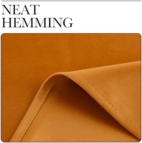 NICETOWN Room Darkening Cafe Satin Curtains - Image 7