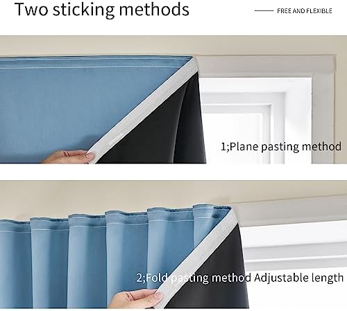 JILRON Magic Tape Stick on Portable Curtains - Image 6