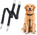 Dog Belt for Cars, Dual Clip Adjustable Bungee Safety Harness by Unknown