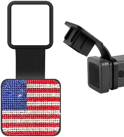 Bling Trailer Hitch Cover with Multicolour by OUCPC