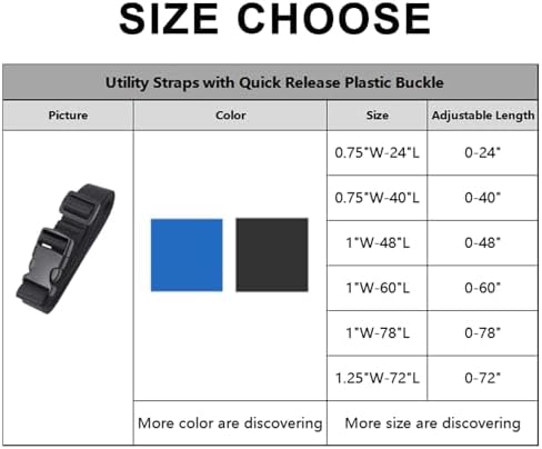 Vigorport Utility Straps Quick Release Nylon Backpack Accessory Bag Strap - Image 6