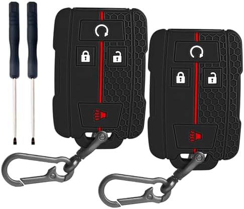 QBUC 2PCS for Chevrolet Key Fob Cover by QBUC