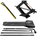 Spare Tire Jack Tool Kit w/ Labor-Saving Ratchet Wrench by Unknown