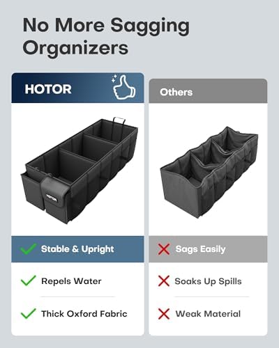 HOTOR Trunk Organizer, Sturdy Foldable - Image 6