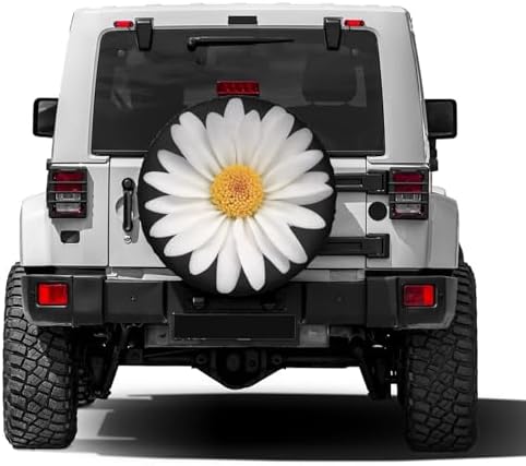 Delerain Daisy Spare Tire Cover Wheel Protectors Sun Protector Waterproof - Image 2