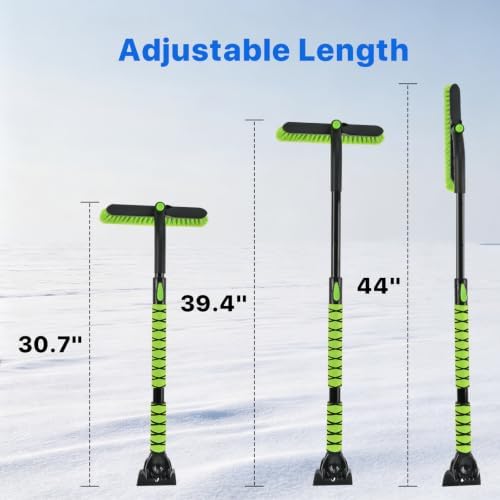 44 in Extendable Snow Brush and Ice Scraper - Image 6