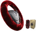 OGLAND Fuzzy Sheepskin Car Steering Wheel Cover by OGLAND