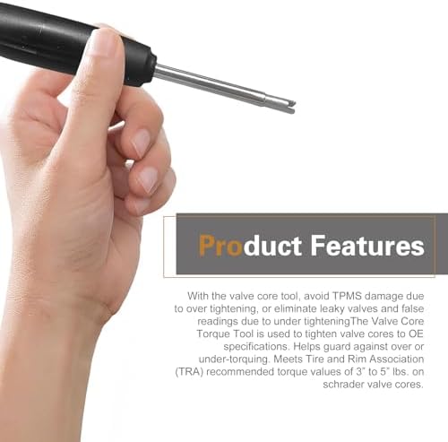 2 PCS Valve Core Torque Tool, Valve Stem Removal Tools, Valve Core Removal and - Image 3
