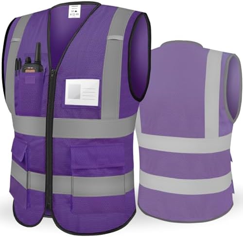 TICONN High Visibility Reflective Safety Vest by TICONN