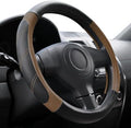 Elantrip Leather Steering Wheel Cover 15 1/2-16 inch Universal Padded Soft Grip by Elantrip