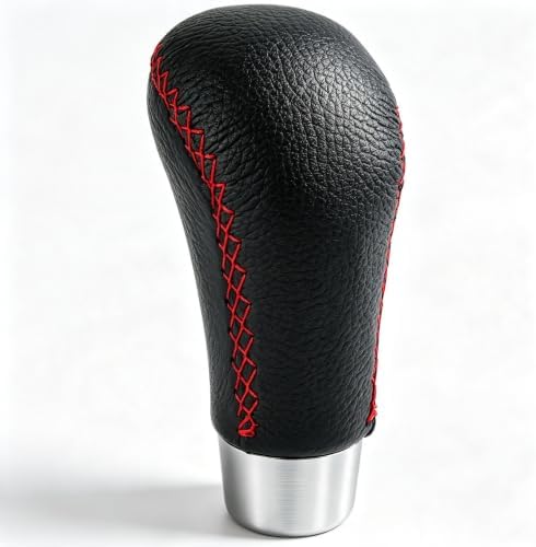 Lunsom Leather Shift Knob, Car Gear Shifter Stick Auto R Style Shift Stick - Image 6