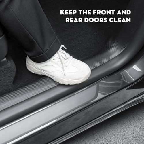 5PCS Door Sill Protector for Tesla Model YL Door Entry Guard Anti-Kick Full - Image 3