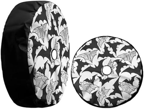 Bat Pattern Spare Tire Cover - Image 3